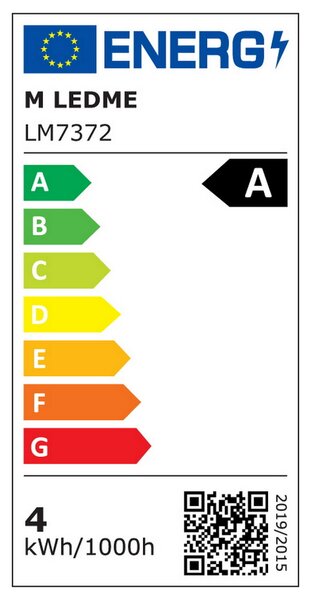 Applique Led da parete Vienna 4,5W Nero con pannello solare e sensore crepuscolare IP54 temperatura colore regolabile M LEDME