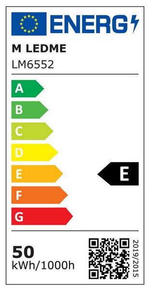 Lampione stradale Led 50W Grigio IP65 Bianco neutro 4000K M LEDME