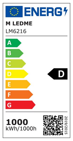 Faro proiettore Led 1000W Nero da esterno IP65 Bianco freddo 6000K M LEDME