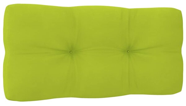 Cuscino per Divano Pallet Verde Brillante 80x40x10 cm