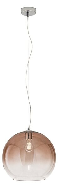 Lampadario vetro soffiato perenz planet 8524 e 35 e27 led marrone - Perenz