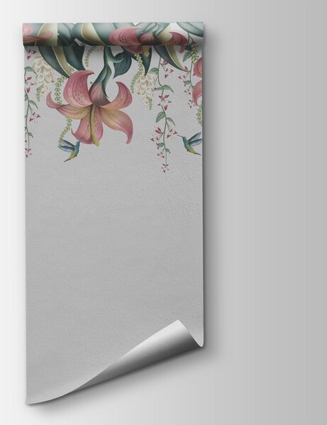 Carta da parati Primo piano di fiori, Carta da parati Natura, Carta da parati popolare, w01523v1 - Tapeko.it