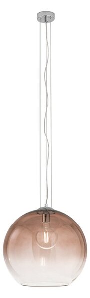 Lampadario vetro soffiato perenz planet 8526 e 45 e27 led marrone - Perenz