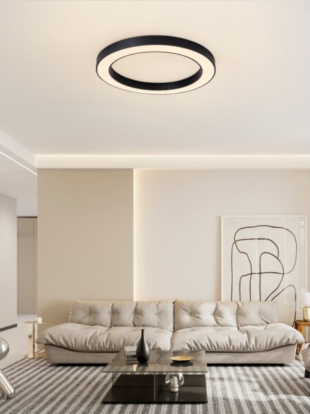 Immax NEO 07210L-Luce LED dimmerabile PASTEL LED/68W/230V 95cm nero Tuya+RC