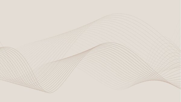 Carta da parati Linee geometriche 3D in stile moderno di tendenza su uno sfondo beige, Carta da parati lastrazione, w00893v1 : Uwalls.it