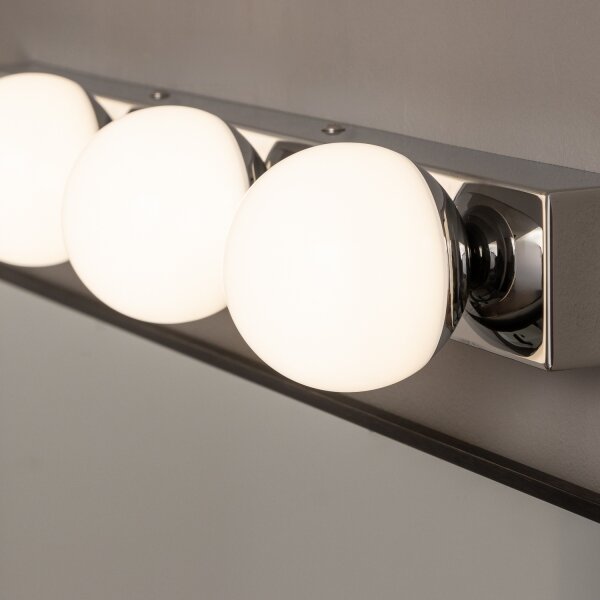 Brilagi - Illuminazione LED per specchio da bagno HOLLYWOOD 3xLED/3W/230V IP44 cromato