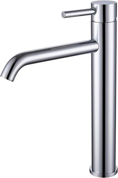 Valvola miscelatore lavabo alta - acciaio inox - cromo - facile regolazione della temperatura