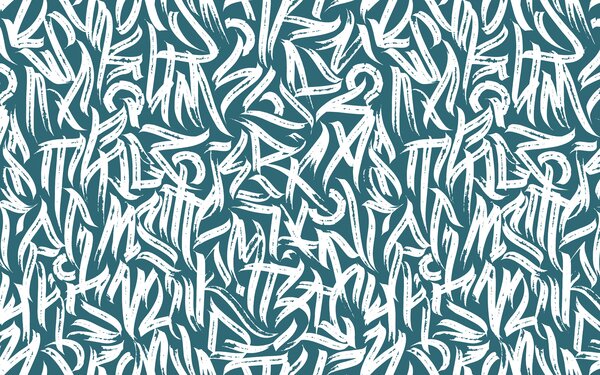 Carta da parati Motivo di linee bianche su sfondo blu, Carta da parati popolare, Carta da parati popolare, u99085v2 - Tapeko.it