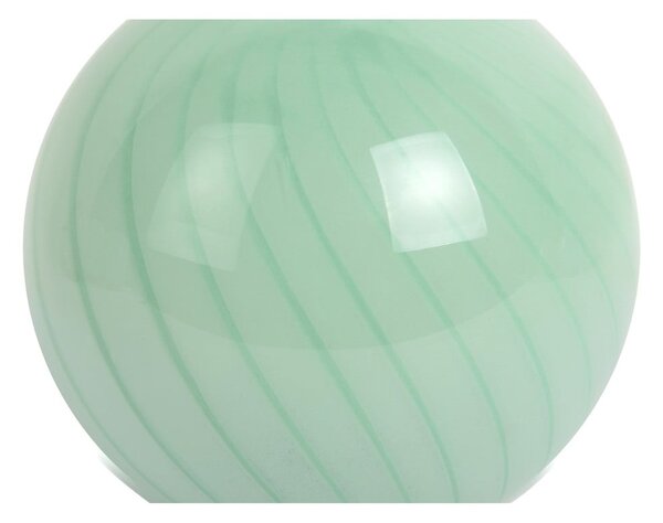 Lampada da tavolo verde chiaro con paralume in vetro (altezza totale 17 cm) Summer Globe – Leitmotiv