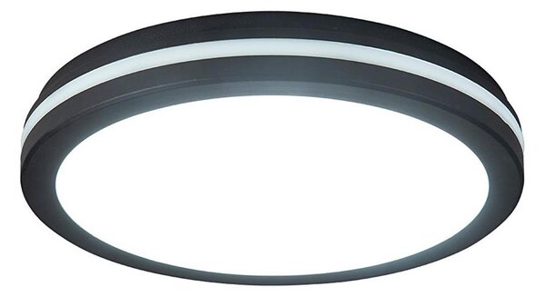Prezent 70334 - Plafoniera per esterni dimmerabile LED GARDEN LED/20W/230V IP65 nera