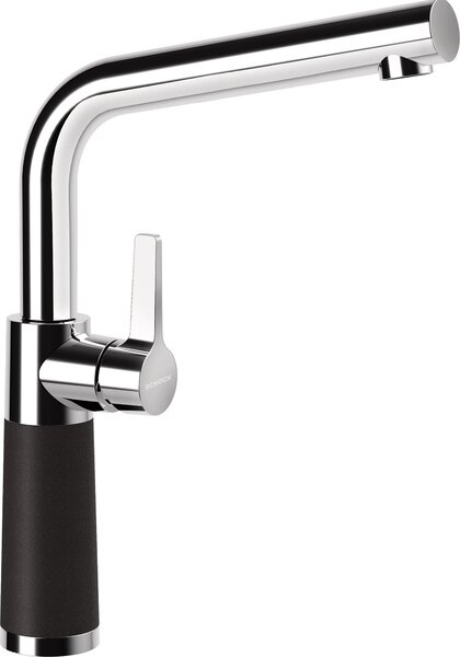 Miscelatore monocomando SCHOCK SC-540 Orig. Cristalite+ surround Nero Gamma girevole a 360°