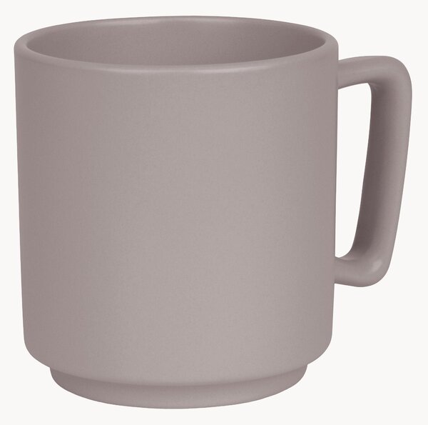 Set di 4 tazze Taupe