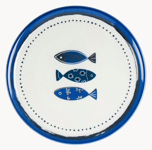 Set di 6 piatti per pizza Ocean