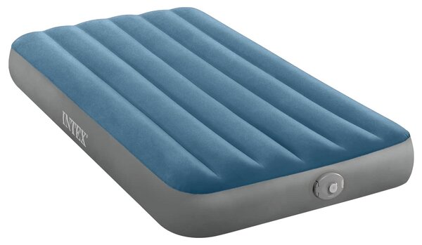 Materasso gonfiabile INTEX con pompa Blu scuro e grigio 99 x 191 x 25 cm