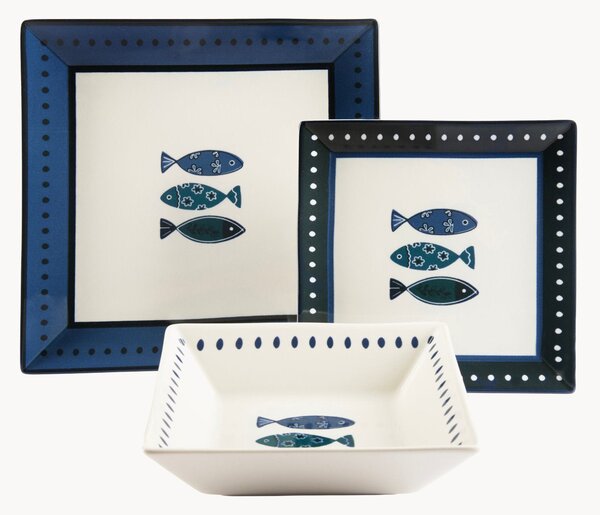 Servizio di piatti Ocean, set da 18