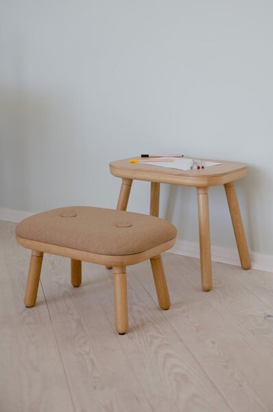 Sgabello di colore naturale/marrone chiaro Paff Low – UMAGE