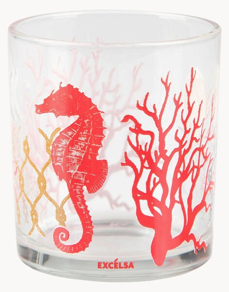 Set di 3 bicchieri Coral