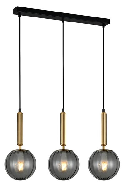 Italux Ravena lampadario moderno in ottone PND-2324-3L BRO+SG