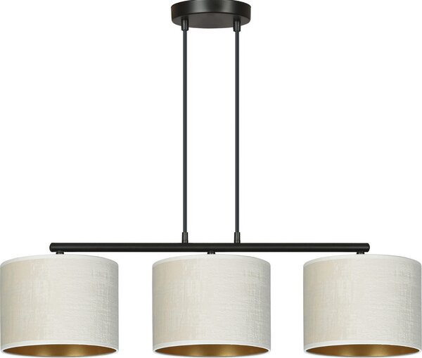 Lampadario Emibig 3xE27 60W HILDE 3 BL BIANCO 1052/3