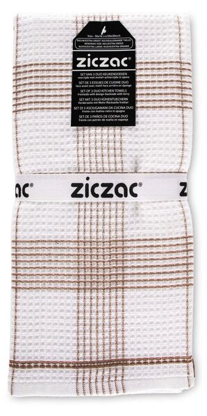Set di 3 asciugamani 50x76 cm Duo Waffle - ZicZac
