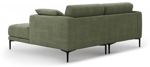 Divano angolare verde (con penisola a destra/con chaise lounge) Bemy – Micadoni