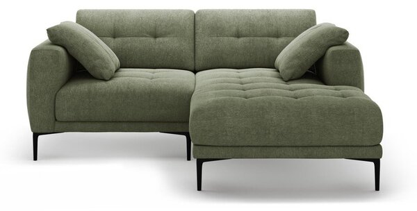 Divano angolare verde (con penisola a destra/con chaise lounge) Bemy – Micadoni