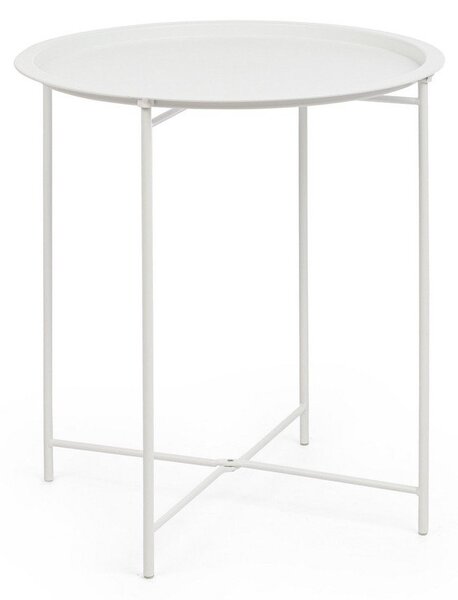 Tavolino da giardino rotondo in acciaio ø 46 cm Austin – Bizzotto