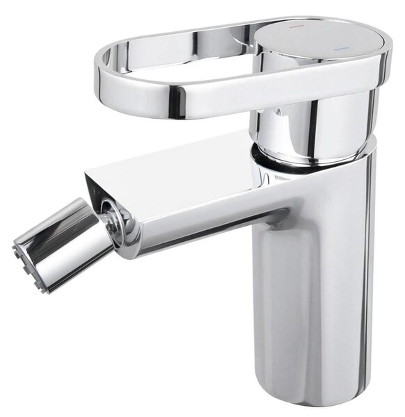 Miscelatore per lavabo da bagno, finitura cromata, rotazione a 360°, a risparmio idrico, test di resistenza alla nebbia salina di classe 10, corpo in ottone, altezza del beccuccio: 95 mm
