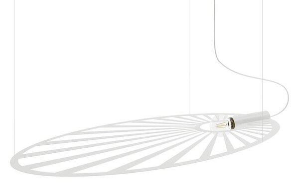 Lampada a sospensione LEHDET bianco 1xE27 15W acciaio 150x80x110cm Thoro Lighting