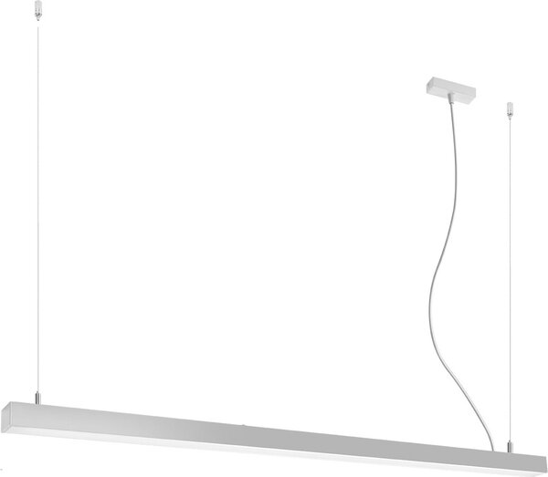 Lampada a sospensione PINNE 150 grigio 1xLED 38W alluminio 150x6x150cm Thoro Lighting