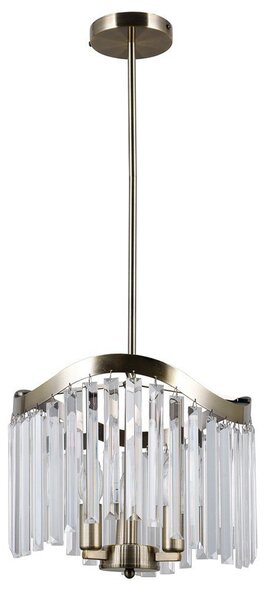 Italux Sabriga lampadario con cristalli bronzo PND-44544-3