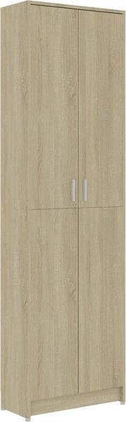Armadio Corridoio Rovere Sonoma 55x25x189 cm Legno Multistrato