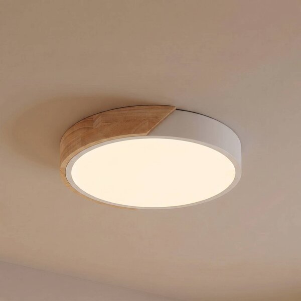 Plafoniera soffitto Lynorri PRIOS, Bianco / Opale, Soggiorno / Sala da pranzo, Plastica, Moderno, Plafoniera