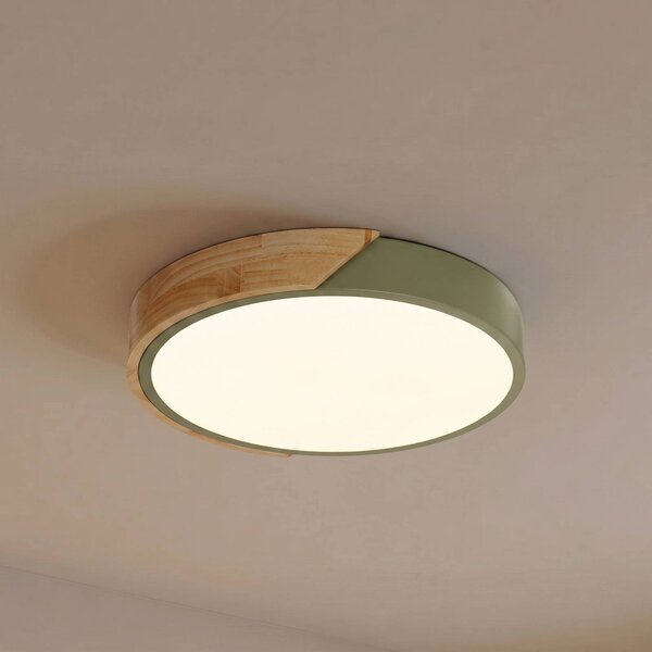 Plafoniera soffitto Lynorri PRIOS, Verde, Soggiorno / Sala da pranzo, Plastica, Moderno, Plafoniera
