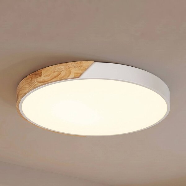 Plafoniera soffitto Lynorri PRIOS, Bianco / Opale, Soggiorno / Sala da pranzo, Plastica, Moderno, Plafoniera