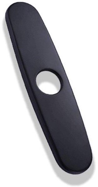 Copri rubinetto da cucina da 25 cm (10 pollici) per rubinetti da bagno o da cucina a una o tre vie - Nero