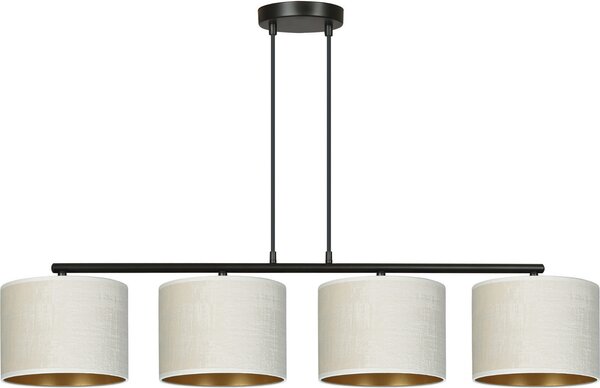 Lampadario Emibig 4xE27 60W HILDE 4 BL WHITE 1052/4