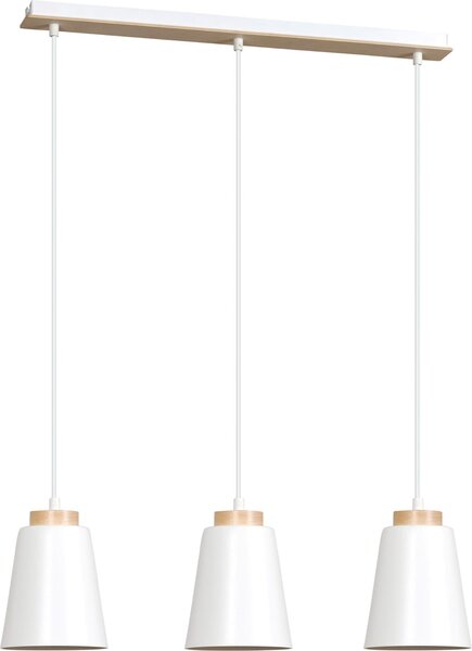 Lampadario Emibig 3xE27 60W BOLERO 3 BIANCO 443/3