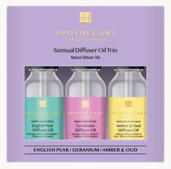 Set di 3 oli essenziali per diffusore Trio Sensual
