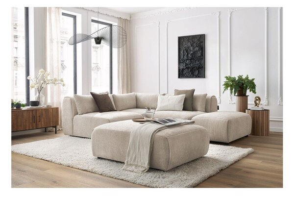 Divano angolare beige (variabile) Jeanne - Bobochic Paris