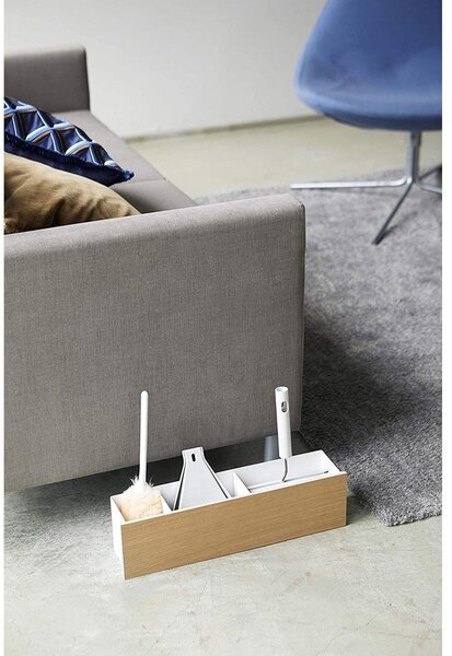 Organizer bianco/di colore naturale in metallo per cancelleria Rin – YAMAZAKI