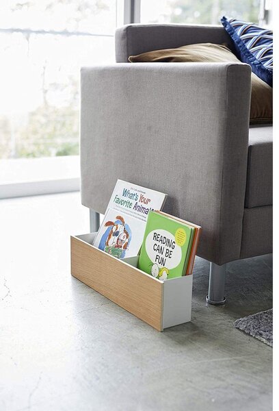 Organizer bianco/di colore naturale in metallo per cancelleria Rin – YAMAZAKI