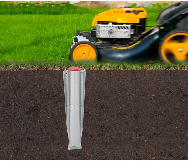 Stendino da giardino argentato 50 m Topspinner – Brabantia