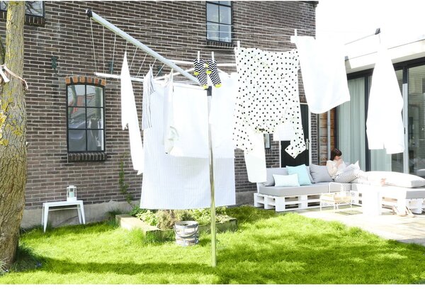 Stendino da giardino argentato 50 m Topspinner – Brabantia