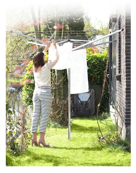 Stendino da giardino argentato 50 m Topspinner – Brabantia