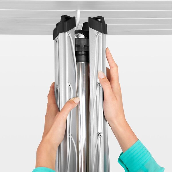Stendino da giardino argentato 50 m Topspinner – Brabantia