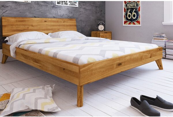 Letto matrimoniale in rovere 160x200 cm Greg 1 - The Beds