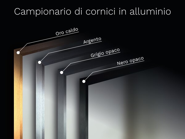 Specchio con cornice B8