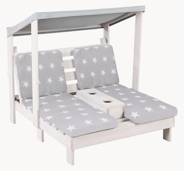 Lettino prendisole per bambini con parasole Duo Stars