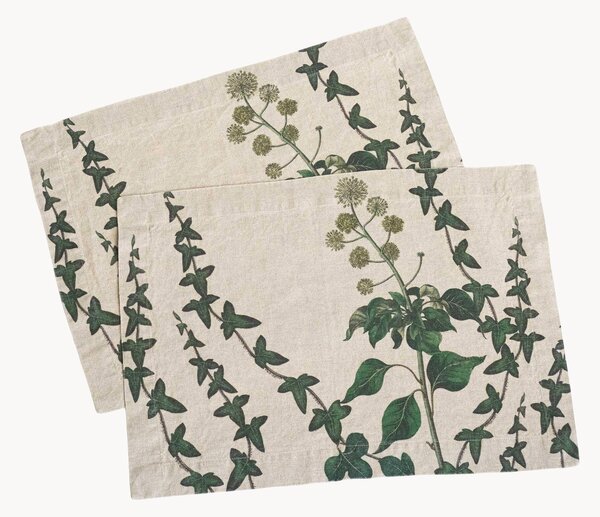 Set di 2 tovagliette in lino Ivy